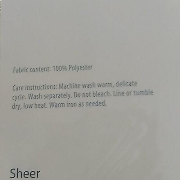 Mainstay Sheer Window Panels - Picture 6 of 7